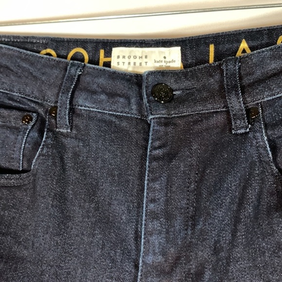 Kate Spade Broome Street Dark Blue Straight Jeans - Picture 5 of 9
